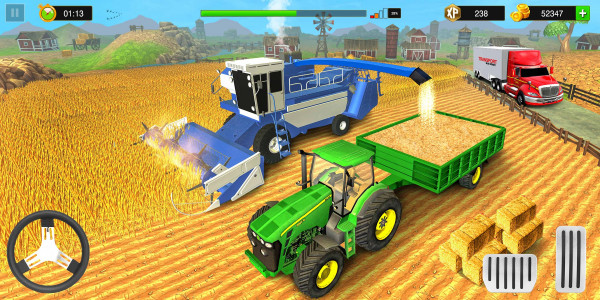 اسکرین شات بازی Tractor Farm Simulator Games 5