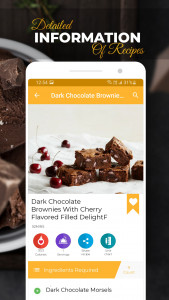 اسکرین شات 2 برنامه Chocolate Recipes