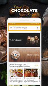 اسکرین شات 1 برنامه Chocolate Recipes
