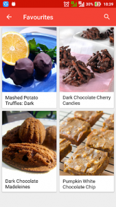 اسکرین شات برنامه Chocolate Recipes 3