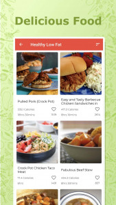 اسکرین شات 3 برنامه Healthy Recipes