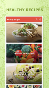 اسکرین شات 1 برنامه Healthy Recipes