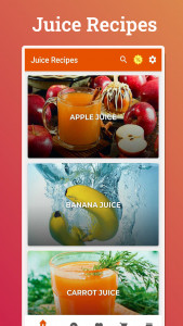 اسکرین شات برنامه Juice Recipes 1