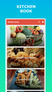اسکرین شات 1 برنامه Kitchen Book Recipes