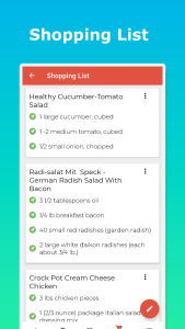 اسکرین شات 5 برنامه Kitchen Book Recipes