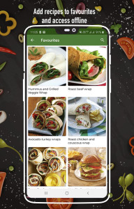 اسکرین شات 2 برنامه Sandwich Recipes