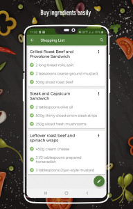 اسکرین شات 6 برنامه Sandwich Recipes