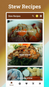 اسکرین شات برنامه Stew Recipes 1