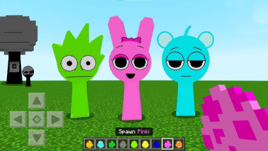 اسکرین شات 3 برنامه Sprunki Music Horror MCPE MOD