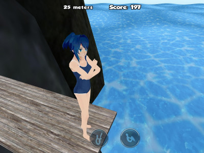 اسکرین شات بازی Cliff Diving 3D Free 2