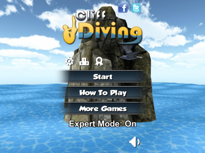 اسکرین شات بازی Cliff Diving 3D Free 4