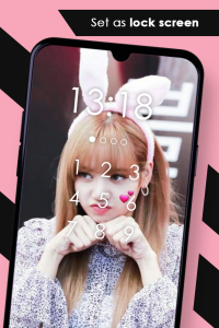 اسکرین شات 5 برنامه Lisa Blackpink Wallpaper