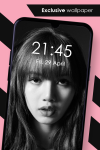 اسکرین شات برنامه Lisa Blackpink Wallpaper 3