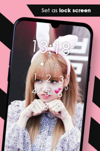 اسکرین شات برنامه Lisa Blackpink Wallpaper 5