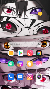 اسکرین شات برنامه Sharingan Wallpaper live 3