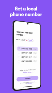 اسکرین شات 3 برنامه TextNow: Call + Text Unlimited