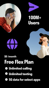 اسکرین شات 2 برنامه TextNow: Call + Text Unlimited