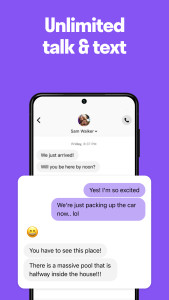 اسکرین شات 4 برنامه TextNow: Call + Text Unlimited