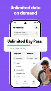 اسکرین شات 5 برنامه TextNow: Call + Text Unlimited