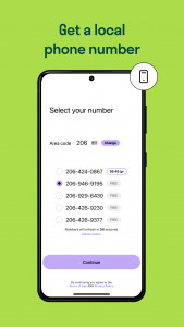 اسکرین شات 3 برنامه TextNow: Call + Text Unlimited