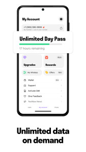 اسکرین شات 5 برنامه TextNow: Call + Text Unlimited