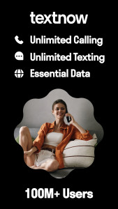 اسکرین شات 2 برنامه TextNow: Call + Text Unlimited