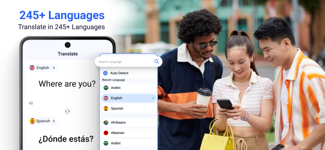 اسکرین شات 3 برنامه Translator for All Languages