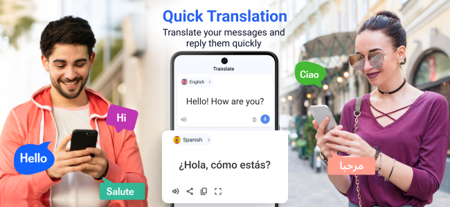 اسکرین شات 1 برنامه Translator for All Languages
