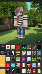 اسکرین شات 1 برنامه Custom Skin Creator Minecraft