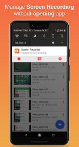 اسکرین شات برنامه Screen Recorder with Audio 4