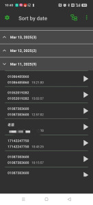 اسکرین شات 1 برنامه Call Recorder