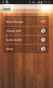 اسکرین شات برنامه Voice Recorder 4