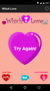 اسکرین شات بازی Which Love - Aplicación de broma 8