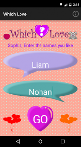 اسکرین شات بازی Which Love - Aplicación de broma 3