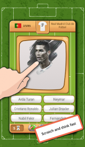 اسکرین شات بازی Scratch Football Player Quiz 1