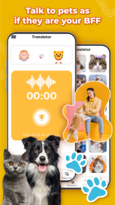 اسکرین شات برنامه Dog & Cat Translator Prank App 1