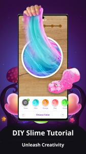 اسکرین شات 1 برنامه DIY Slime Simulator ASMR Art