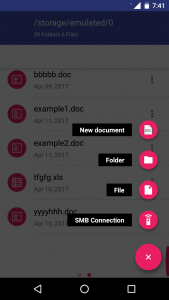 اسکرین شات 4 برنامه AndroWriter document editor