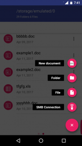 اسکرین شات برنامه AndroWriter document editor 4