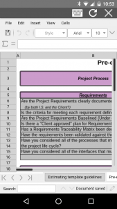 اسکرین شات 4 برنامه AndroXLS editor for XLS sheets