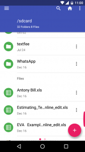 اسکرین شات برنامه AndroXLS editor for XLS sheets 3