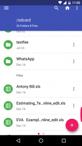 اسکرین شات 3 برنامه AndroXLS editor for XLS sheets