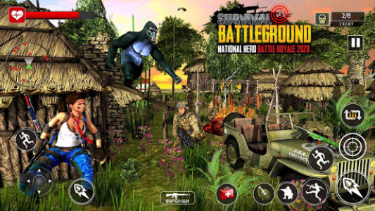 اسکرین شات بازی Surival Battle Ground National Hero Battle Royale 4