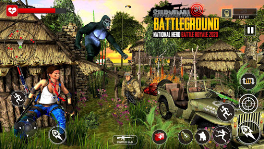 اسکرین شات بازی Surival Battle Ground National Hero Battle Royale 6