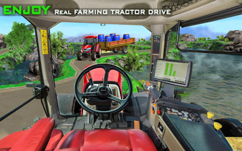 اسکرین شات بازی Real farming cargo tractor simulator 2018 5