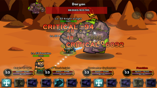 اسکرین شات بازی Dragon slayer - i.o Rpg game 2