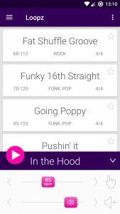اسکرین شات 3 برنامه Loopz - Drum Loops!