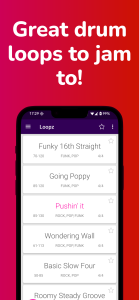 اسکرین شات 1 برنامه Loopz - Drum Loops!