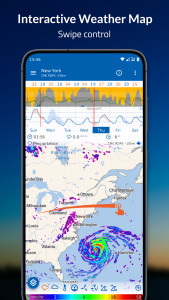 اسکرین شات 1 برنامه Flowx: Weather Map Forecast