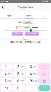 اسکرین شات 5 برنامه Age & Time Calculator